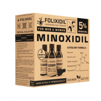 Лосьйон Folixidil 5% Набір з 3-х лосьйонів для росту волосся ( 3х60 мл )
